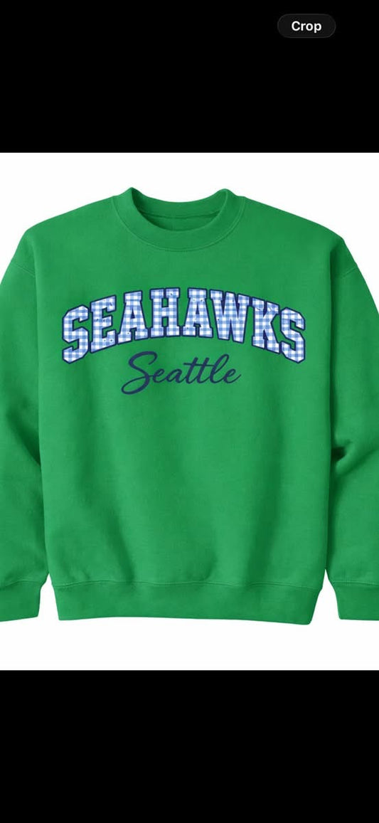Gingham Seahawks